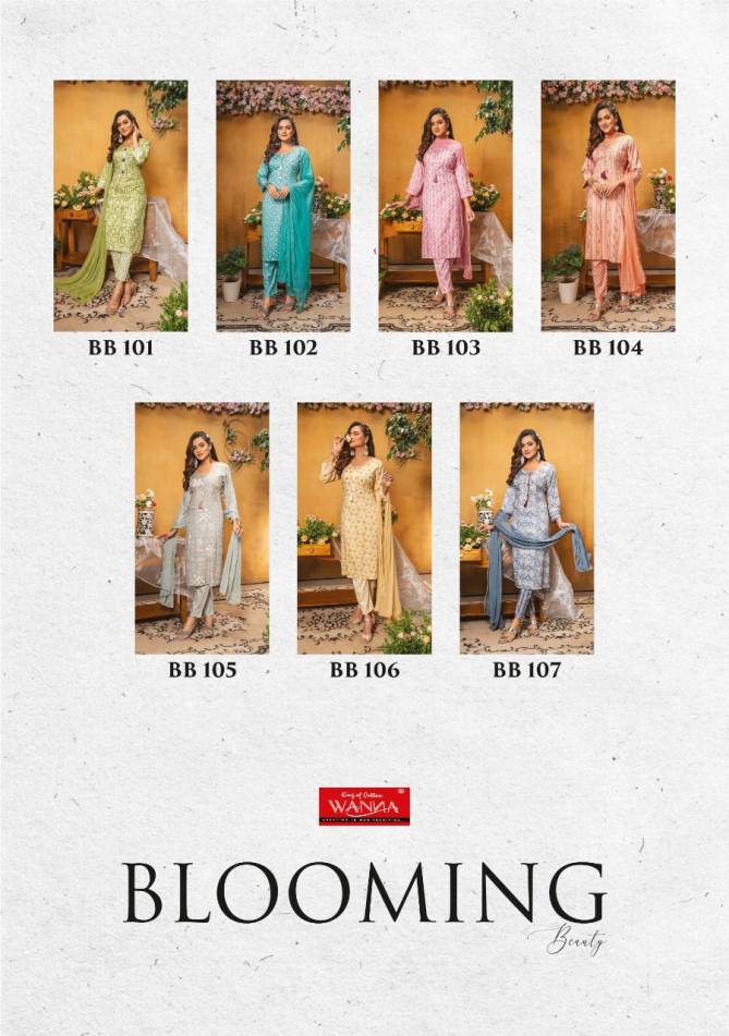 Blooming Beauty New Exclusive Wear Designer Fancy Kurti Bottom With Dupatta Collection